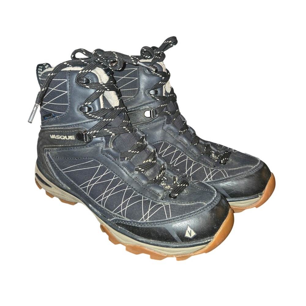 Vasque Coldspark UltraDry Hiking Boots Womens 7.5 Black Waterproof 7827M READ